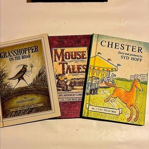Vintage Kids 60s/70s Book Trio – Chester, Grasshopper on the Road & Mouse Tales